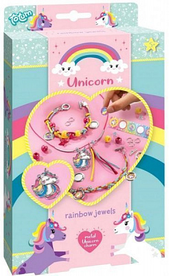 Набір для творчості Totum Єдиноріг. Веселкові прикраси 71063