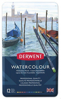 Карандаши акварельные Watercolour 12 шт. Derwent
