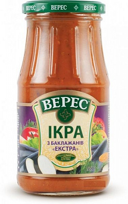Ікра Верес з баклажанів Екстра 500 г