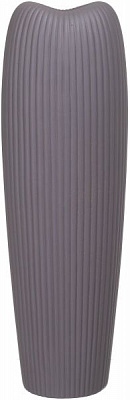Ваза керамическая серая Stereo 18.5х13.5х57.5 см