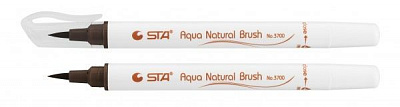 Маркер акварельный STA кисточка AQUA NATURAL BRUSH STA3700-81 шоколадный 