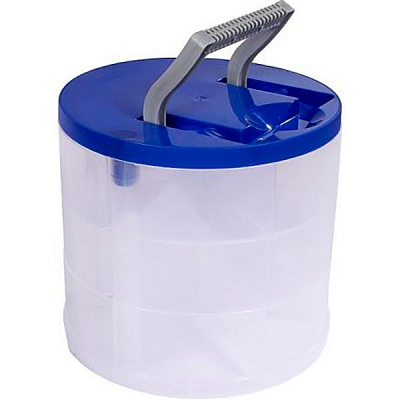 Контейнер-органайзер пластиковий Heidrun 700_голубий Diy Mix 180x200x200 мм