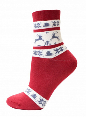 Носки женские Conte 1408 ARCTIC (махровые) 160 р.23 вишневый