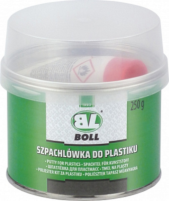 Шпаклівка для пластику темно-сіра BOLL 0,25 кг