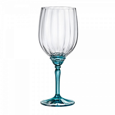Набор бокалов для вина Florian Lucent Blue 199419BCG021990 535 мл 6 шт. Bormioli Rocco 