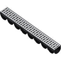 Лоток Standartpark ЛВ-10.14.10-ПП пластиковий з решіткою сталевою оцинкованою кл.А