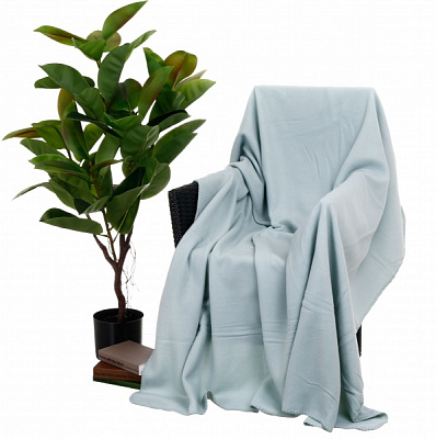 Плед флисовый Blue Haze 160x200 см бирюзовый La Nuit 
