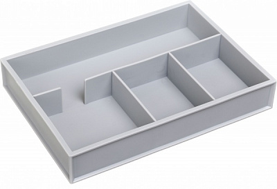 Органайзер настільний для офісних дрібниць 250х175х40 мм сірий Mikasa