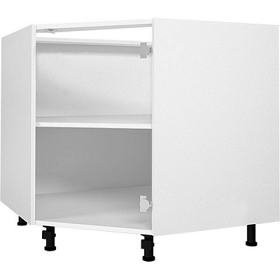 Тумба нижняя трапеция НТР 90x90/82 белая/стандарт Грейд