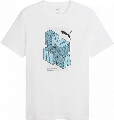 Футболка Puma GRAPHIC PUMA Tee 69178202 р.XL белый