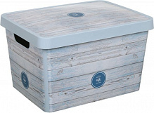 Ящик для зберігання G-643-W Wooden 277x370x218 мм
