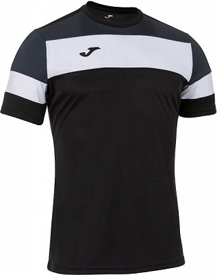 Футболка Joma CREW IV T-SHIRT BLACK-ANTHRACITE S/S 101534.110 XS чорний