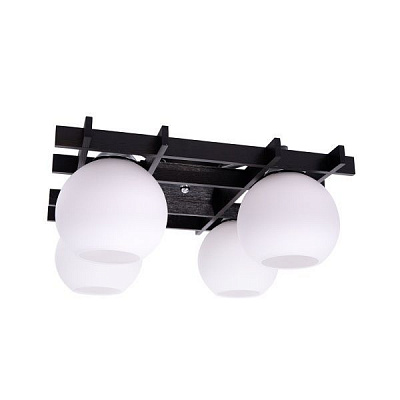 Люстра стельова Altalusse 4x40 Вт E27 хром/венге INL-3089C-04