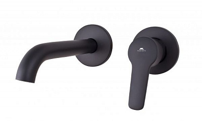 Змішувач для умивальника Rubineta Torino-1F (BK) чорний PM0010