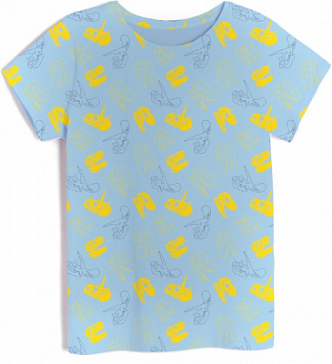 Футболка для хлопчиків KOSTA р.134–140 блакитний 2275-4