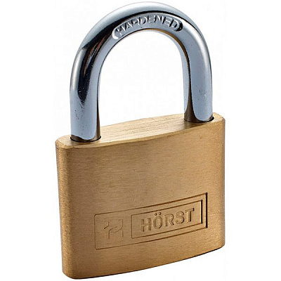 Замок навесной Horst HR-B1-50E открытый (амбарный) 