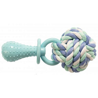 Іграшка для собак GimDog Дент Плюс мотузка/вузол з т/п гумою 14 см/6,6 см G-80783