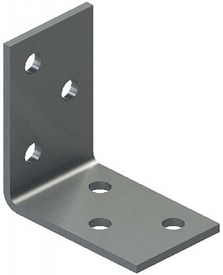 Кутник перфорований Kolchuga рівносторонній 40x40x25 мм 2 мм