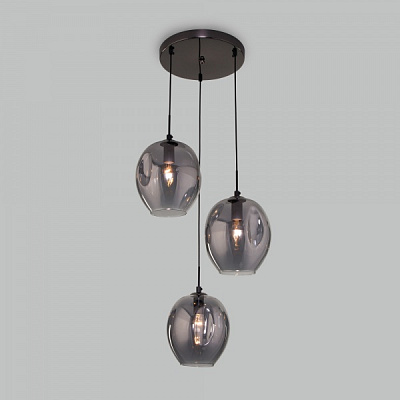 Підвіс Strotskis Mill 3x40 Вт E14 чорна перлина 50195/3 (чорна перлина)
