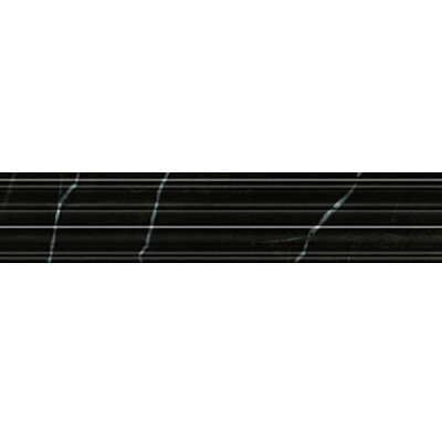 Бордюр Golden Tile Absolute modern чорний Г2С371 300x60 мм