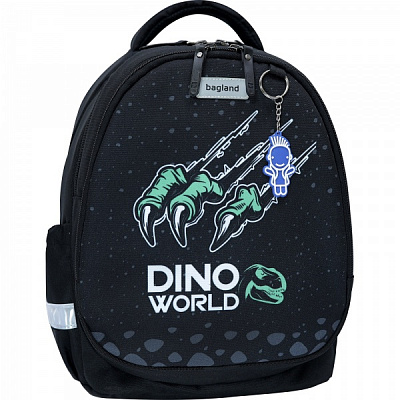 Рюкзак школьный Bagland Butterfly Dino World черный (56566 суб.1277)