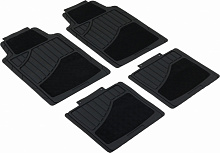 Килимки автомобільні Auto Assistance AA17140 4 шт. з текстильними вставками універсальні