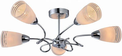 Люстра стельова Globo Vanlida 5xE14 хром 4600