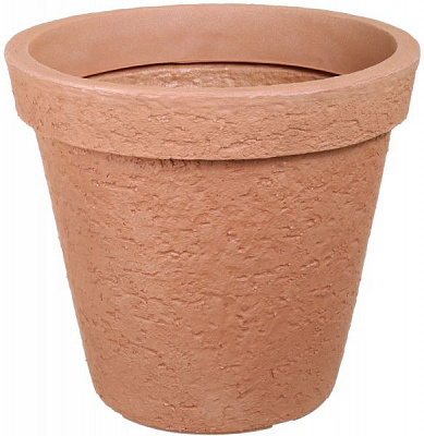 Горшок для цветов 60х52 см круглый коричневый 