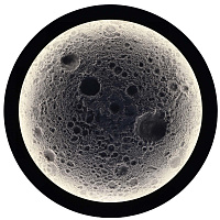 Світильник настінний The 11's Зворотня сторона Місяця 1x18,3 Вт чорний