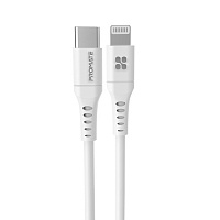 Кабель Promate PowerLink-300 USB-C to Lightning 3А 3 м белый (powerlink-300.white) 
