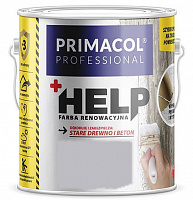 Краска реновационная PRIMACOL DECORATIVE Help серый мат 2,5л