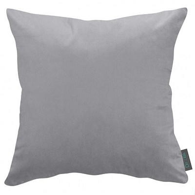 Подушка декоративна Velour 45x45 см сірий Decora textile