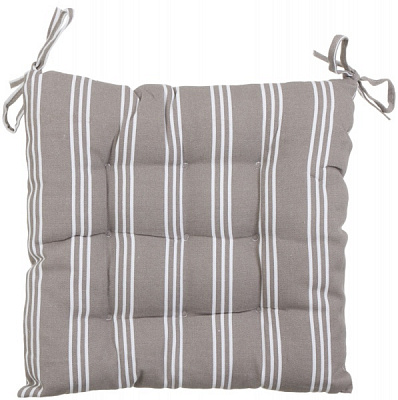 Подушка на стілець Страйпс какао 37х37см Luna