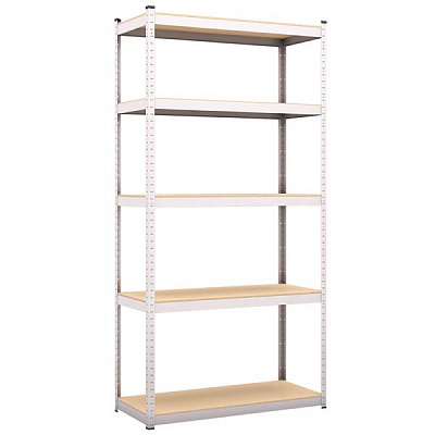 Стелаж металевий Меткас 400 кг/полицю (МКП) 2160x1600x500 мм оцинкований