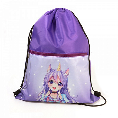 Сумка для обуви Lider Девочка-единорог 52602751