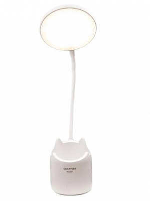 Настольная лампа аккумуляторная Quantum LED TORINO 1x4 Вт белый QM-TL1010