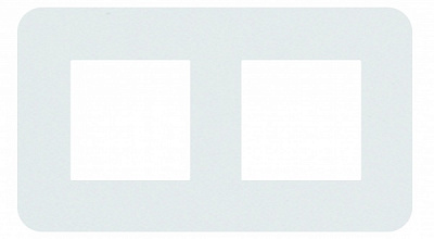 Рамка двомісна Efapel Latina білий 42920 TBR