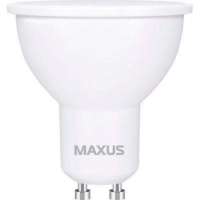Лампа светодиодная Maxus 7 Вт MR16 матовая GU10 220 В 4100 К 1-LED-720 