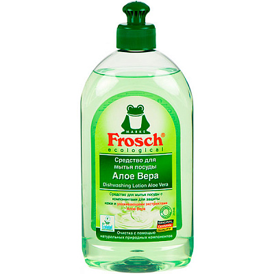 Бальзам для ручного мытья посуды Frosch Алоэ Вера 0,5л