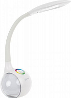 Настільна лампа офісна LedPulsar 3D RGB 6 Вт білий ALT-320W 