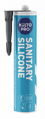 Герметик силіконовий Kiilto Sanitary 48 графітово-сірий 310 мл
