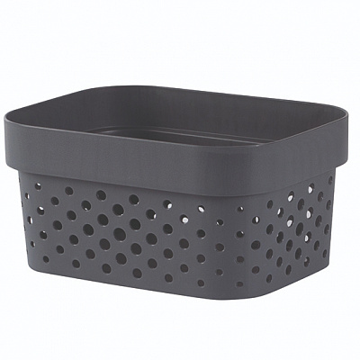 Кошик для зберігання Curver темно-сірий Recycled 1,4 л 83x167x125 мм