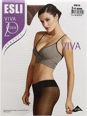 Колготки Conte ESLI VIVA 20 den visone р. 2 бежевий