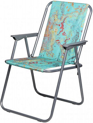 Стул раскладной 52х44х75 см OC00155 бирюза