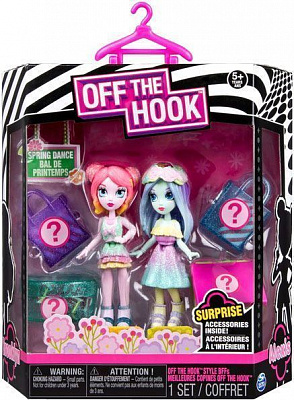 Набір Off the Hook з двох стильних ляльок Весняне диско Алексіс і Бруклін