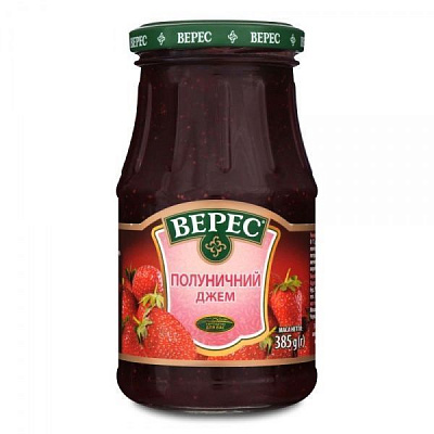 Джем Верес клубничный 385 г