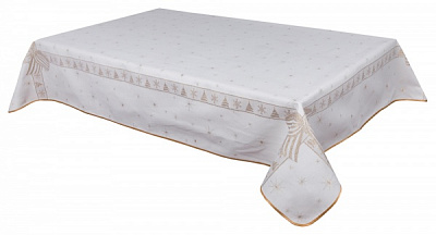Скатерть FG02-RUNNER027-280 137x280 см бело-серый Limaso 