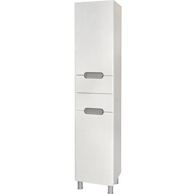 Пенал підлоговий Aqua Rodos Бостон з кошиком для білизни правобічний