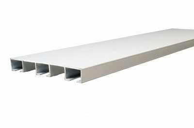 Карниз АЛЮТЕРРА БР-19\1 потрійний 200 см білий 1 шт.