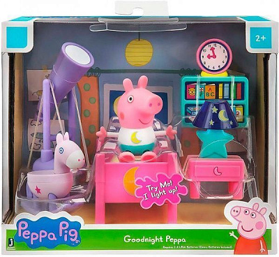 Игровой набор Peppa Pig Спальня (со светловым эффектом) 